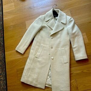 Club Monaco Cream Peacoat, XS
